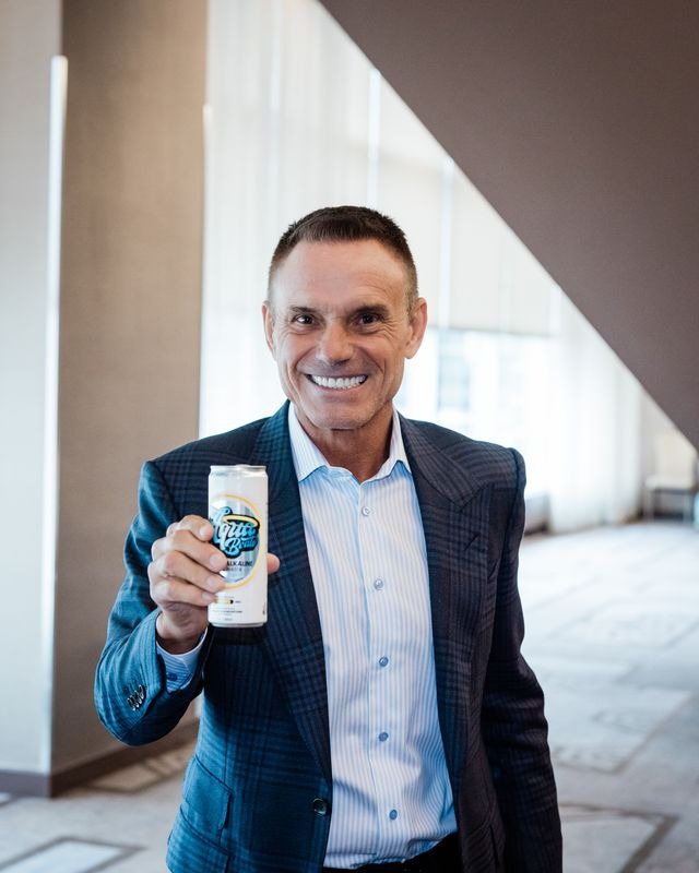 Kevin Harrington with Acqua Beato